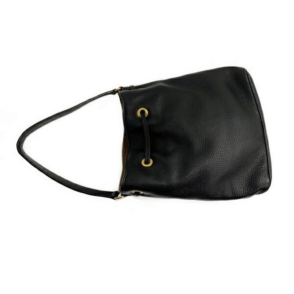 Miu Miu Drawstring Shoulder bag Leather Black - Picture 9 of 9